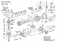 Bosch 0 601 333 241 Angle Grinder 110 V / GB Spare Parts